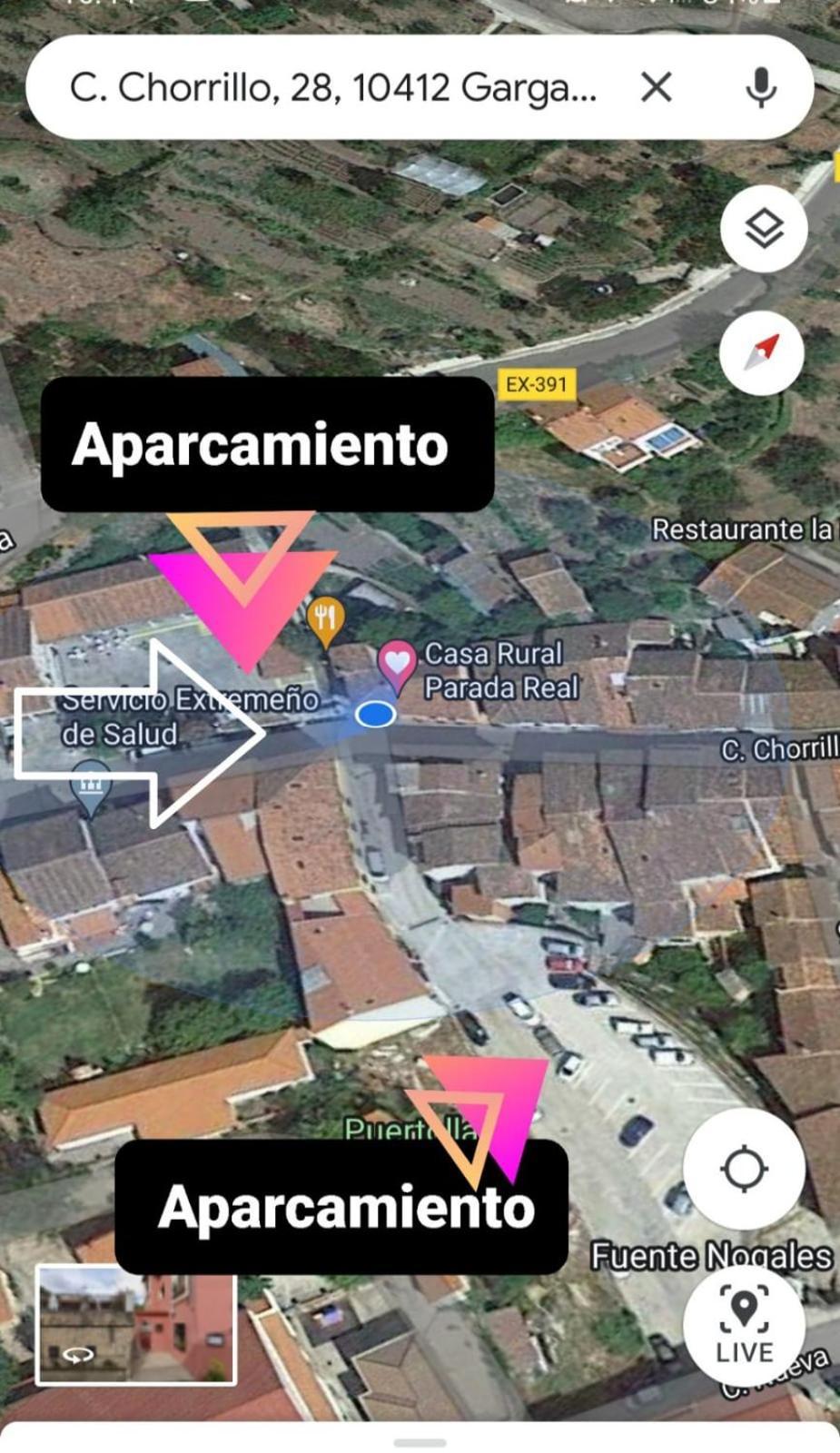 Casa Rural Parada Real Garganta la Olla Bagian luar foto